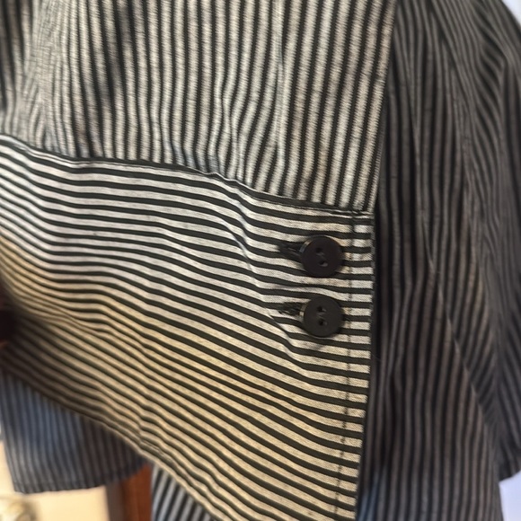 Grand & Greene Black and White Fitted Long Sleeve Shirt - Picture 6 of 10